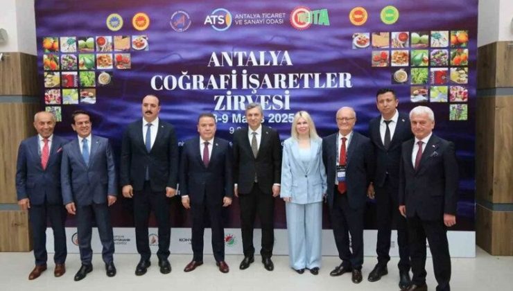 Coğrafi işaretler zirvesi Antalya’da