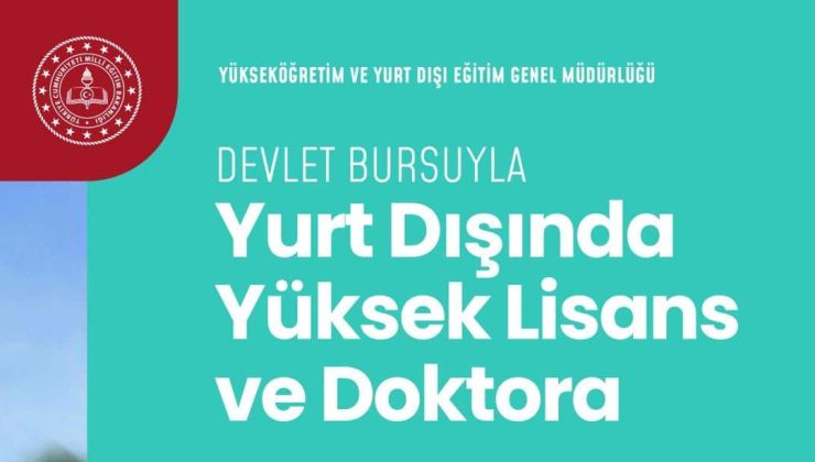 YLSY burs programı kapsamında lisansüstü eğitim kazananlar