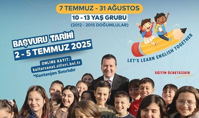 10-13 yaş grubu için ücretsiz ingilizce eğitimi